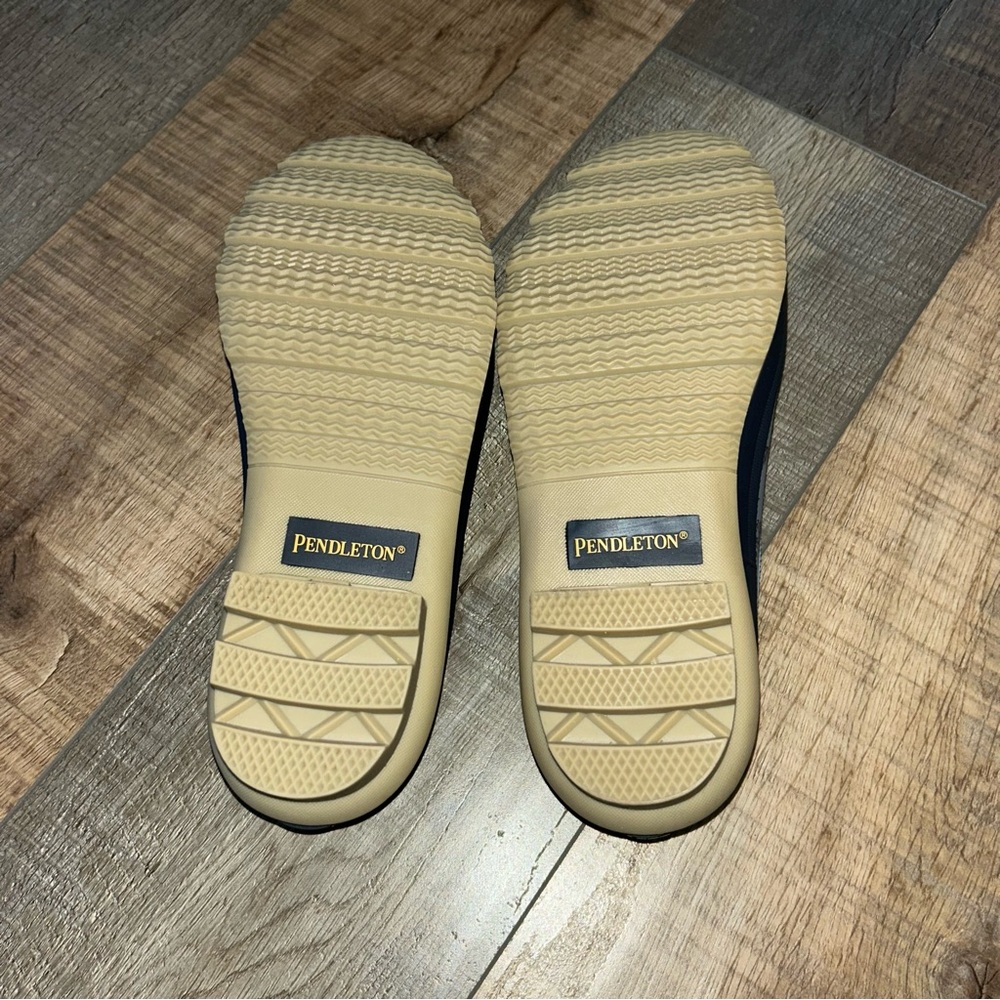 Pendleton Blue Garden Shoes Cowgirl Size 6 EUR 37 - Picture 5 of 14